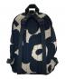 marimekko (マリメッコ) MINI EIRA ウニッコ リュック ブラック×ホワイト：6000円