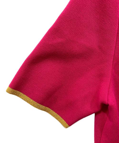 Yves Saint Laurent（イヴサンローラン）Yves Saint Laurent (イヴサンローラン) 半袖ワンピース ピンク サイズ:Lの古着・服飾アイテム