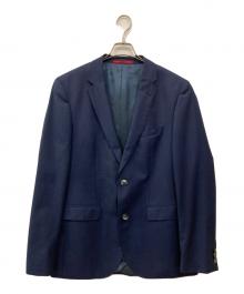 HUGO HUGO BOSS（ヒューゴ ヒューゴボス）の古着「テーラードジャケット」｜ネイビー