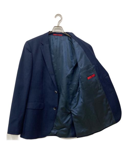 HUGO HUGO BOSS（ヒューゴ ヒューゴボス）HUGO HUGO BOSS (ヒューゴ ヒューゴボス) テーラードジャケット ネイビー サイズ:38の古着・服飾アイテム