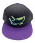 New Era (ニューエラ) キャップ ブラック×パープル サイズ:7 5/8：7000円