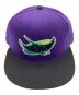 New Era (ニューエラ) キャップ ブラック×パープル サイズ:7 3/8：7000円
