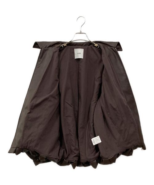 CLANE（クラネ）CLANE (クラネ) フェイクレザーバルーンジャケット ブラウン サイズ:1の古着・服飾アイテム