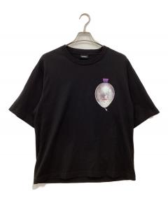 中古・古着通販】KOLOR (カラー) ドッキングTシャツ ブラック サイズ:3