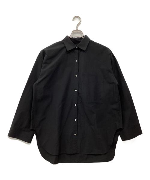 HER.（ハー）HER. (ハー) ワイドシャツ ブラック サイズ:Freeの古着・服飾アイテム