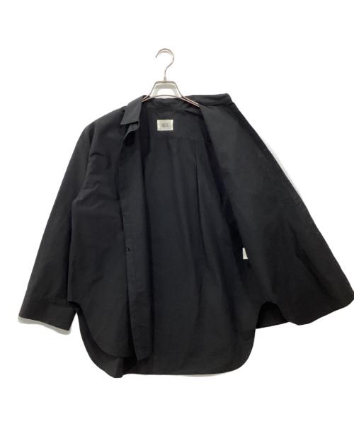 HER.（ハー）HER. (ハー) ワイドシャツ ブラック サイズ:Freeの古着・服飾アイテム