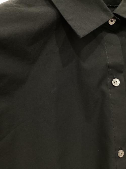 HER.（ハー）HER. (ハー) ワイドシャツ ブラック サイズ:Freeの古着・服飾アイテム