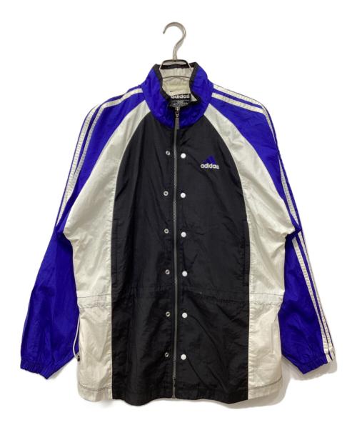 adidas（アディダス）adidas (アディダス) ナイロンジャケット ブルー サイズ:Mの古着・服飾アイテム