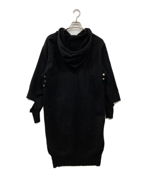 DIESEL（ディーゼル）DIESEL (ディーゼル) BRAVE ダメージ加工ワンピース ブラック サイズ:XXSの古着・服飾アイテム