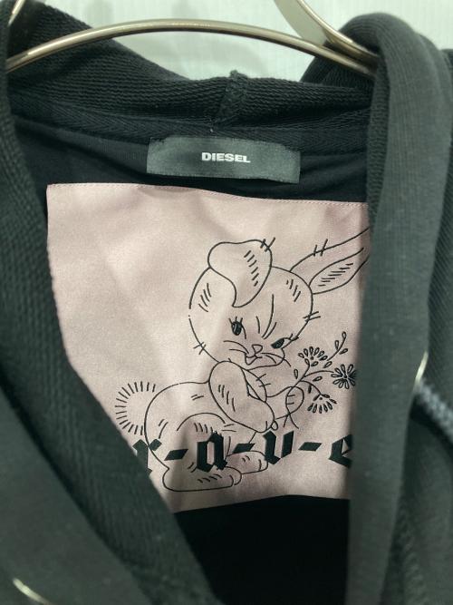 DIESEL（ディーゼル）DIESEL (ディーゼル) BRAVE ダメージ加工ワンピース ブラック サイズ:XXSの古着・服飾アイテム