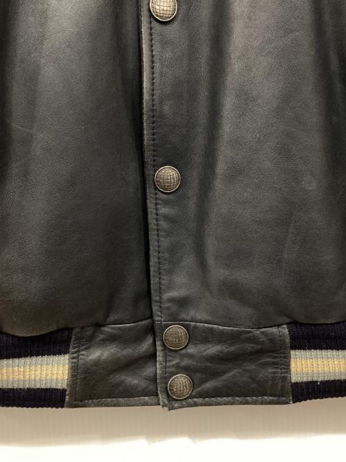 G-Ⅲ（ジースリー）G-Ⅲ (ジースリー) レザースタジャン ネイビー サイズ:Mの古着・服飾アイテム