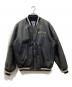 G-Ⅲ（ジースリー）の古着「レザースタジャン」｜ネイビー