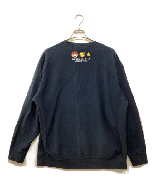 A BATHING APE（アベイシングエイプ）A BATHING APE (アベイシングエイプ) スウェット ネイビー サイズ:XLの古着・服飾アイテム