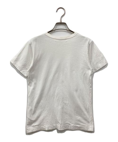 PLAY COMME des GARCONS（プレイコムデギャルソン）PLAY COMME des GARCONS (プレイコムデギャルソン) ブラックハート Tシャツ ホワイト サイズ:Mの古着・服飾アイテム
