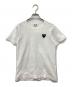 PLAY COMME des GARCONS（プレイコムデギャルソン）の古着「ブラックハート Tシャツ」｜ホワイト