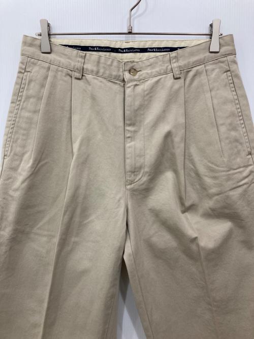 POLO RALPH LAUREN（ポロ・ラルフローレン）POLO RALPH LAUREN (ポロ・ラルフローレン) チノパン ベージュ サイズ:33の古着・服飾アイテム
