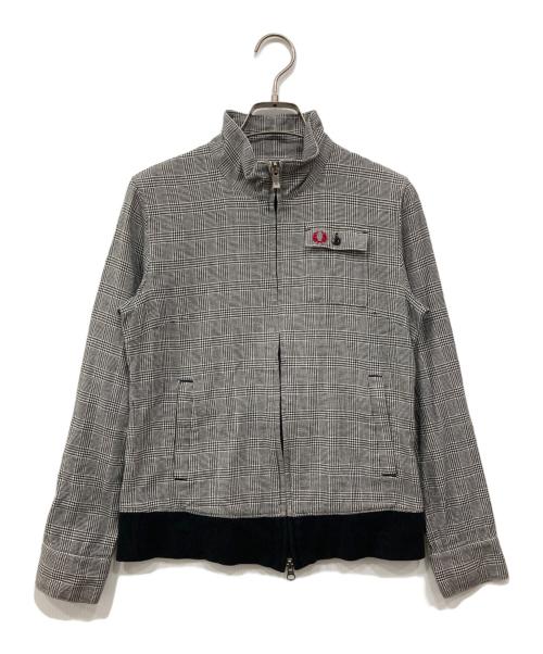 FRED PERRY（フレッドペリー）FRED PERRY (フレッドペリー) チェックジャケット グレー サイズ:Sの古着・服飾アイテム