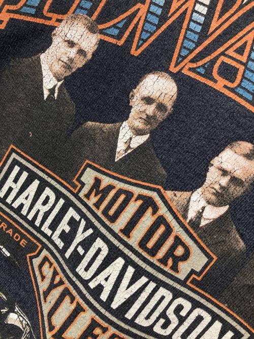 HARLEY-DAVIDSON（ハーレーダビッドソン）HARLEY-DAVIDSON (ハーレーダビッドソン) プリントスウェット ブラック サイズ:Mの古着・服飾アイテム