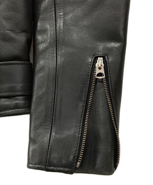 Schott（ショット）Schott (ショット) ダブルライダースジャケット ブラック サイズ:36の古着・服飾アイテム