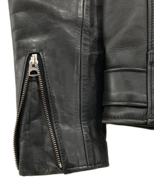 Schott（ショット）Schott (ショット) ダブルライダースジャケット ブラック サイズ:36の古着・服飾アイテム