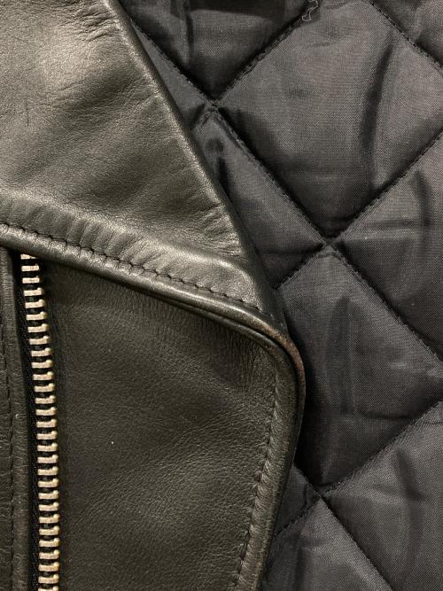Schott（ショット）Schott (ショット) ダブルライダースジャケット ブラック サイズ:36の古着・服飾アイテム