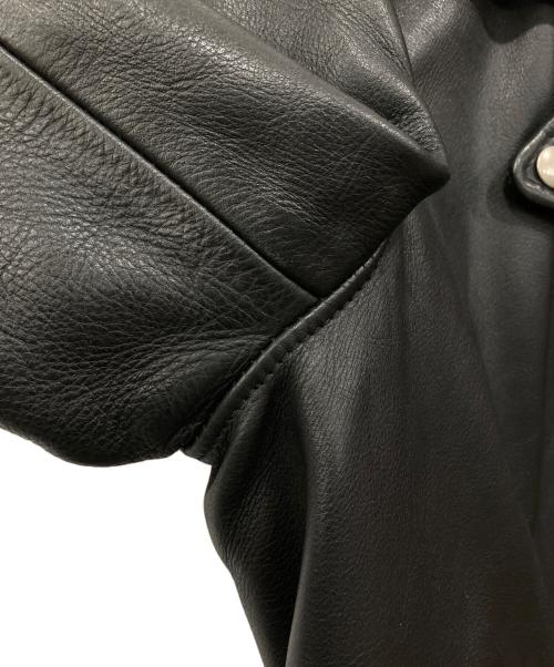 Schott（ショット）Schott (ショット) ダブルライダースジャケット ブラック サイズ:36の古着・服飾アイテム