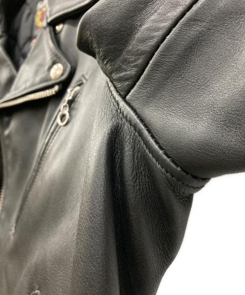 Schott（ショット）Schott (ショット) ダブルライダースジャケット ブラック サイズ:36の古着・服飾アイテム