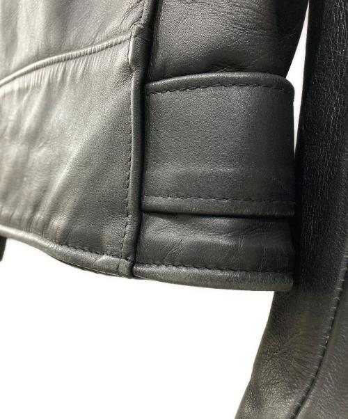 Schott（ショット）Schott (ショット) ダブルライダースジャケット ブラック サイズ:36の古着・服飾アイテム
