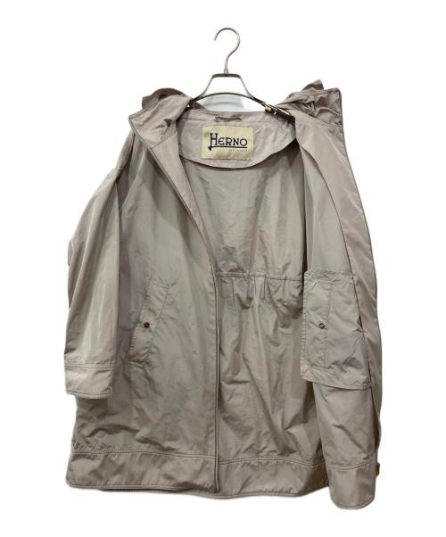 HERNO（ヘルノ）HERNO (ヘルノ) NEW TECHNO TAFFETAロングコート グレー サイズ:42の古着・服飾アイテム