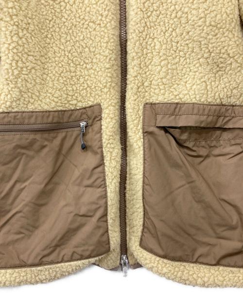 THE NORTHFACE PURPLELABEL（ザ・ノースフェイス パープルレーベル）THE NORTHFACE PURPLELABEL (ザ・ノースフェイス パープルレーベル) nanamica (ナナミカ) フリースジャケット アイボリー サイズ:Lの古着・服飾アイテム