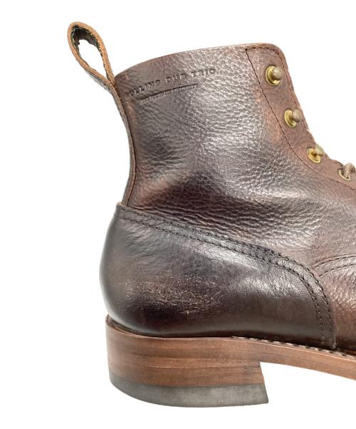 ROLLING DUB TRIO（ローリングダブトリオ）ROLLING DUB TRIO (ローリングダブトリオ) バルモラルブーツ ブラウン サイズ:8 1/2の古着・服飾アイテム