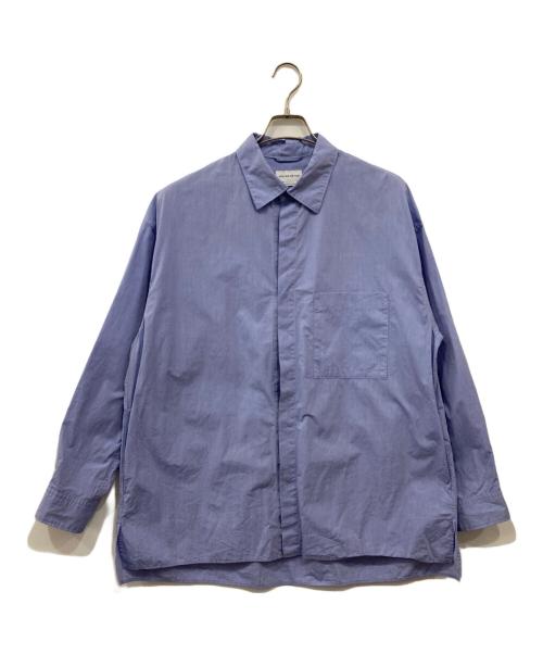 ATELIER BETON（アトリエベトン）ATELIER BETON (アトリエベトン) スナップボタンシャツ ブルー サイズ:4の古着・服飾アイテム