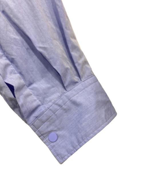 ATELIER BETON（アトリエベトン）ATELIER BETON (アトリエベトン) スナップボタンシャツ ブルー サイズ:4の古着・服飾アイテム