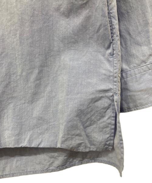 ATELIER BETON（アトリエベトン）ATELIER BETON (アトリエベトン) スナップボタンシャツ ブルー サイズ:4の古着・服飾アイテム