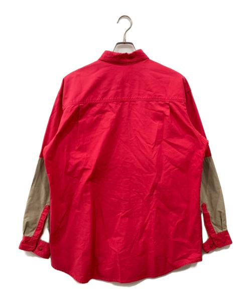 Columbia（コロンビア）Columbia (コロンビア) ハンティングシャツ レッド サイズ:Lの古着・服飾アイテム