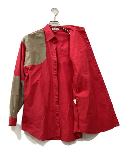 Columbia（コロンビア）Columbia (コロンビア) ハンティングシャツ レッド サイズ:Lの古着・服飾アイテム