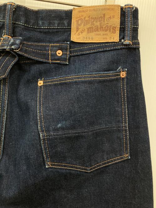 PHIGVEL MAKERS（フィグベルマーカーズ）PHIGVEL MAKERS (フィグベルマーカーズ) デニムパンツ インディゴ サイズ:34の古着・服飾アイテム