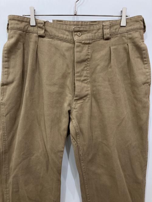 waiper（ワイパー）WAIPER (ワイパー) ツータック チノトラウザー ベージュ サイズ:36の古着・服飾アイテム