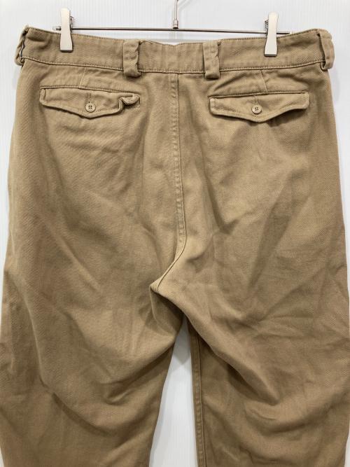 waiper（ワイパー）WAIPER (ワイパー) ツータック チノトラウザー ベージュ サイズ:36の古着・服飾アイテム