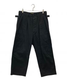 waiper（ワイパー）の古着「コットンサテン ユーティリティ トラウザーズ」｜ブラック