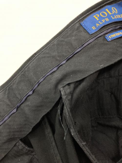 POLO RALPH LAUREN（ポロ・ラルフローレン）POLO RALPH LAUREN (ポロ・ラルフローレン) チノパン ブラック サイズ:35の古着・服飾アイテム