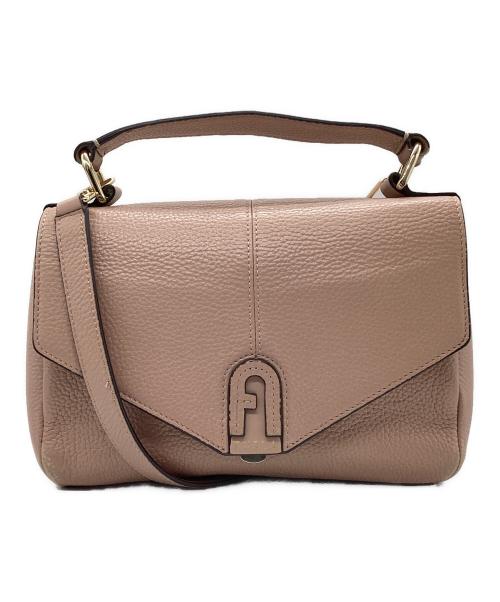 FURLA（フルラ）FURLA (フルラ) DAFNE TOP HANDLE BAG ピンクの古着・服飾アイテム