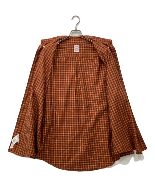 BROOKS BROTHERS（ブルックスブラザーズ）BROOKS BROTHERS (ブルックスブラザーズ) オーバーサイズチェックシャツ オレンジ サイズ:Lの古着・服飾アイテム