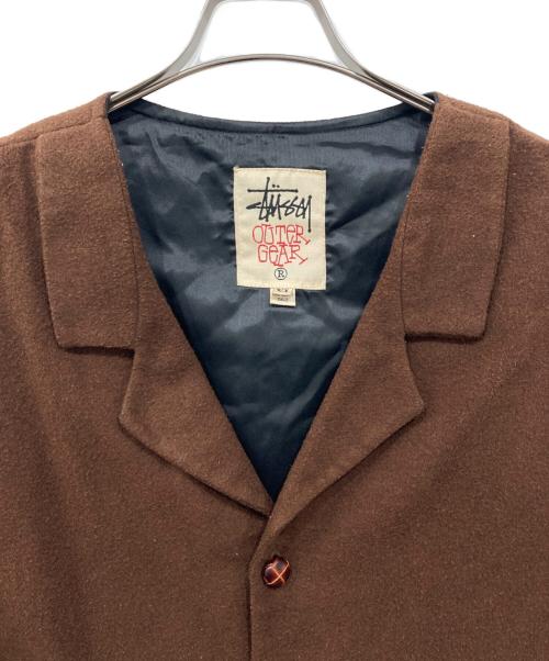 OLD STUSSY（オールドステューシー）OLD STUSSY (オールドステューシー) ヴィンテージベスト ブラウン サイズ:XLの古着・服飾アイテム