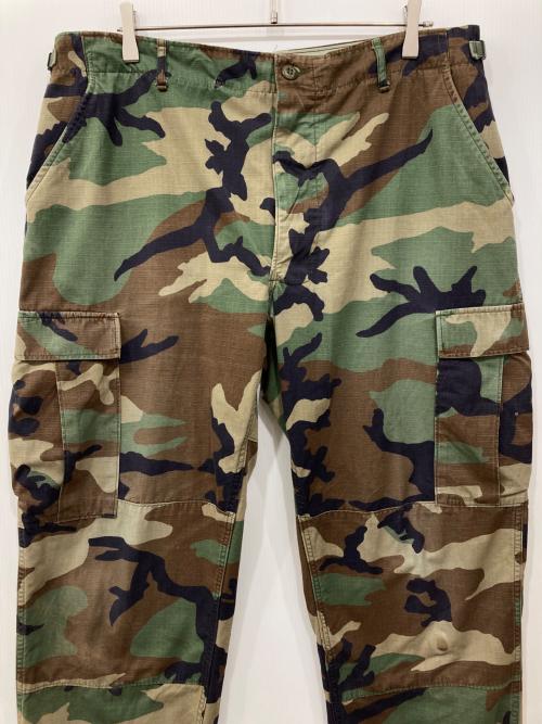 US ARMY（ユーエスアーミー）US ARMY (ユーエスアーミー) カモフラパンツ カーキ サイズ:Lの古着・服飾アイテム