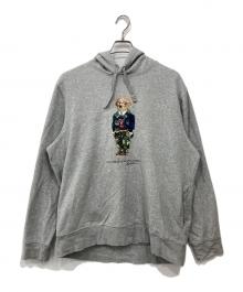 POLO RALPH LAUREN（ポロ・ラルフローレン）の古着「ポロベア プリントパーカー」｜グレー