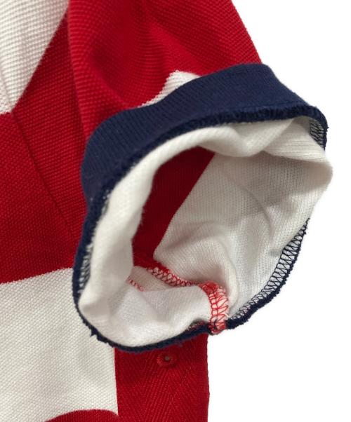 POLO RALPH LAUREN（ポロ・ラルフローレン）POLO RALPH LAUREN (ポロ・ラルフローレン) ポロシャツ レッド×ホワイト サイズ:Sの古着・服飾アイテム