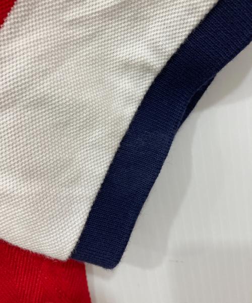 POLO RALPH LAUREN（ポロ・ラルフローレン）POLO RALPH LAUREN (ポロ・ラルフローレン) ポロシャツ レッド×ホワイト サイズ:Sの古着・服飾アイテム