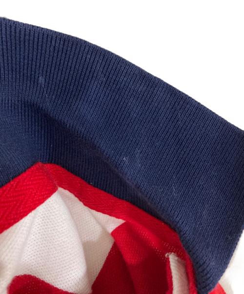 POLO RALPH LAUREN（ポロ・ラルフローレン）POLO RALPH LAUREN (ポロ・ラルフローレン) ポロシャツ レッド×ホワイト サイズ:Sの古着・服飾アイテム