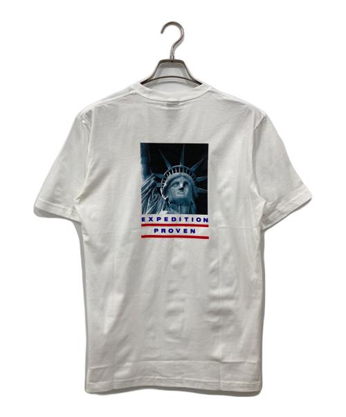 THE NORTH FACE（ザ ノース フェイス）THE NORTH FACE (ザ ノース フェイス) SUPREME (シュプリーム) プリントTシャツ ホワイト サイズ:S 未使用品の古着・服飾アイテム